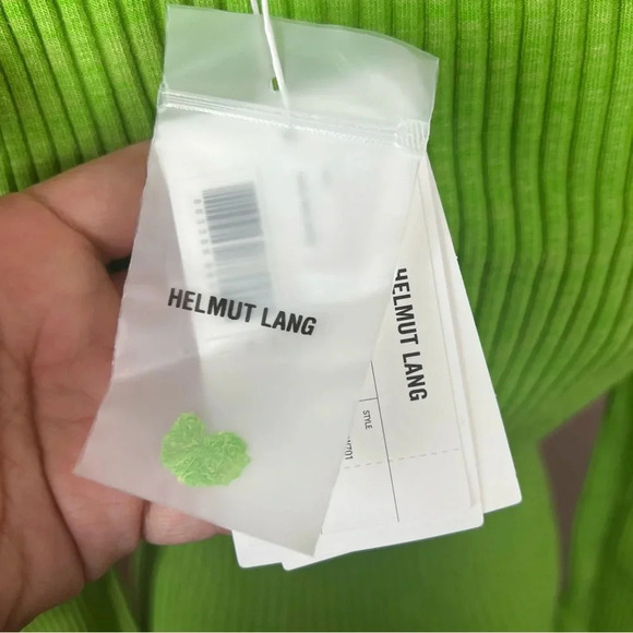 NWT Helmut Lang Ribbed-knit Mini Dress - Picture 7 of 12